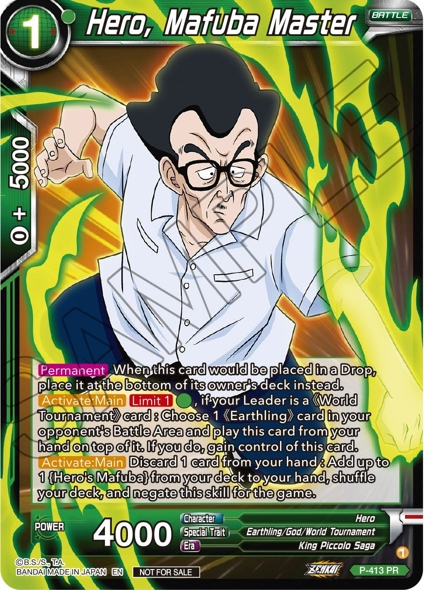 Hero, Mafuba Master (Zenkai Series Tournament Pack Vol.1) (P-413) [Tournament Promotion Cards] | Mindsight Gaming
