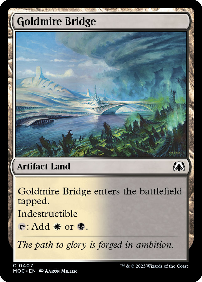Goldmire Bridge [March of the Machine Commander] | Mindsight Gaming