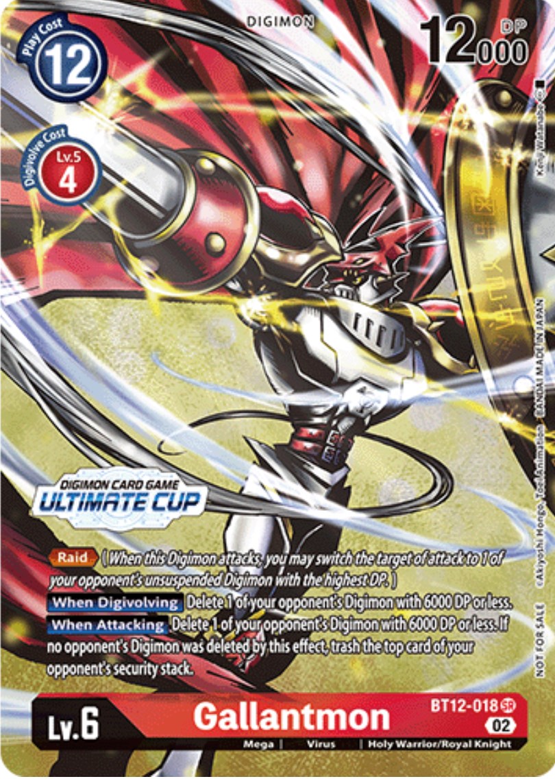 Gallantmon [BT12-018] (Ultimate Cup) [Across Time Promos] | Mindsight Gaming