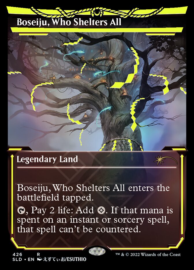 Boseiju, Who Shelters All (Neon Ink Yellow) [Secret Lair Drop Series] | Mindsight Gaming