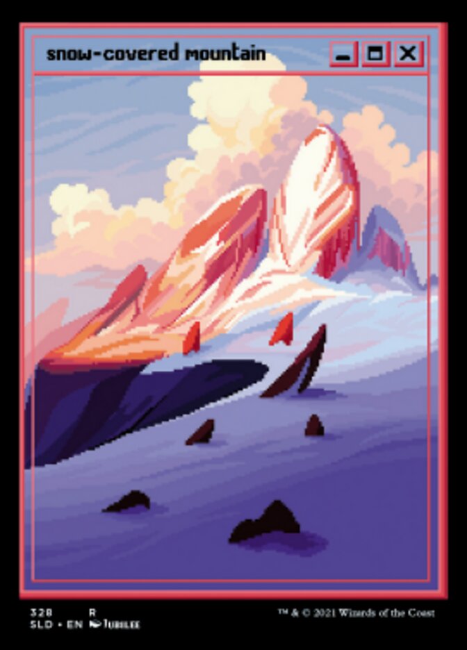 Snow-Covered Mountain (328) [Secret Lair Drop Series] | Mindsight Gaming