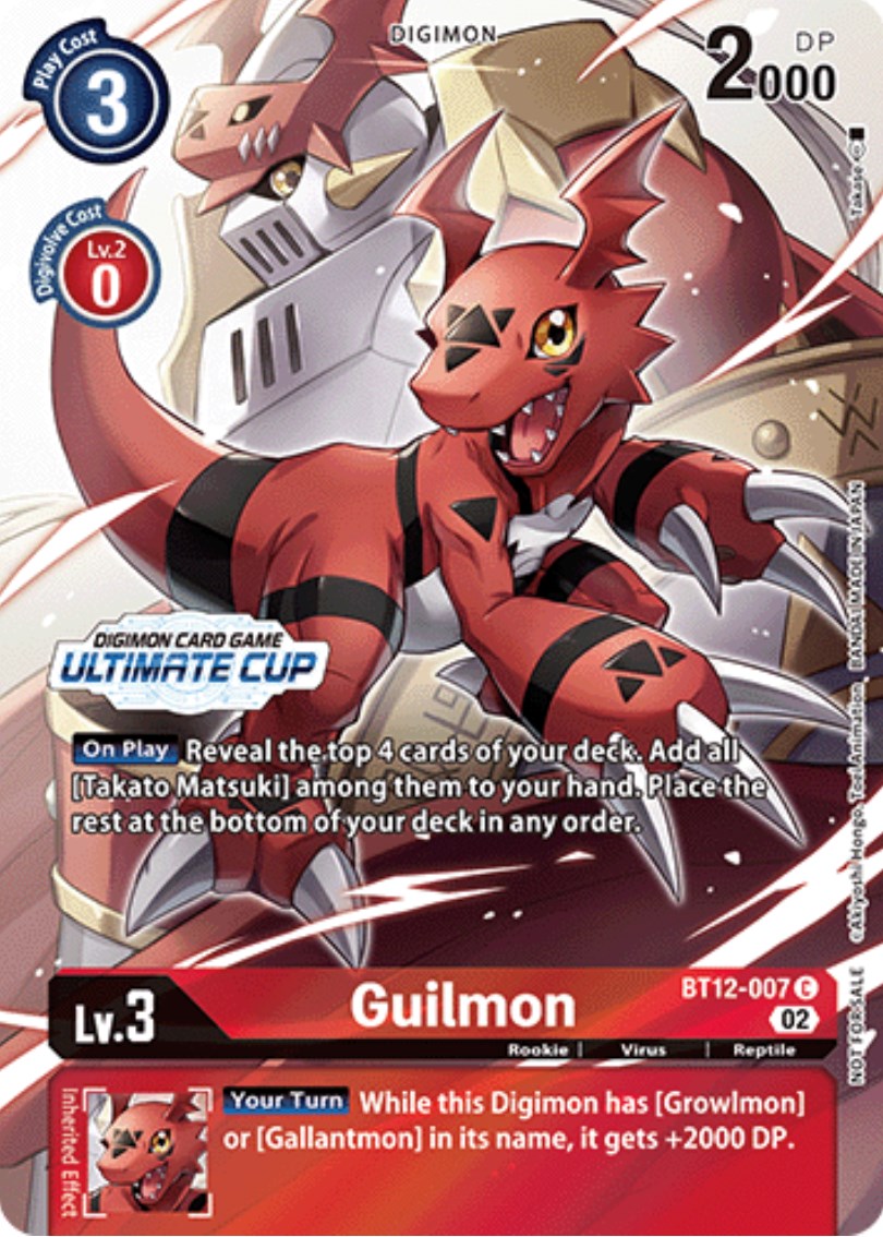 Guilmon [BT12-007] (Ultimate Cup) [Across Time Promos] | Mindsight Gaming