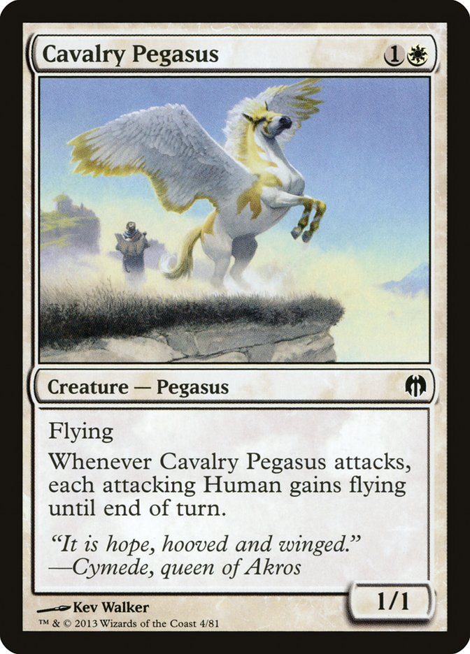 Cavalry Pegasus [Duel Decks: Heroes vs. Monsters] | Mindsight Gaming