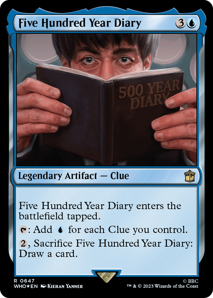 Five Hundred Year Diary (Surge Foil) [Doctor Who] | Mindsight Gaming