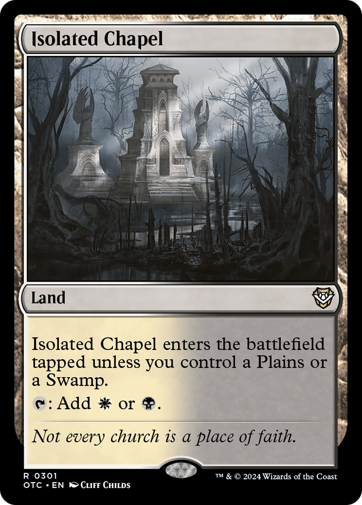 Isolated Chapel [Outlaws of Thunder Junction Commander] | Mindsight Gaming