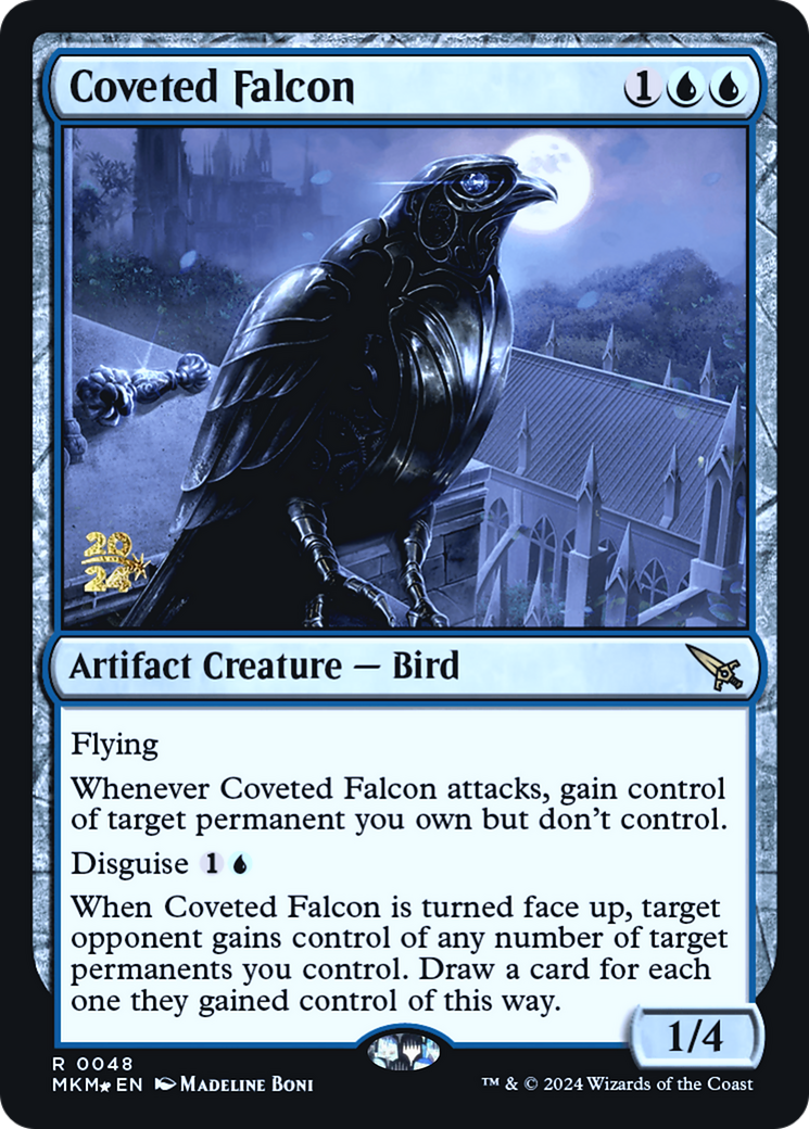 Coveted Falcon [Murders at Karlov Manor Prerelease Promos] | Mindsight Gaming