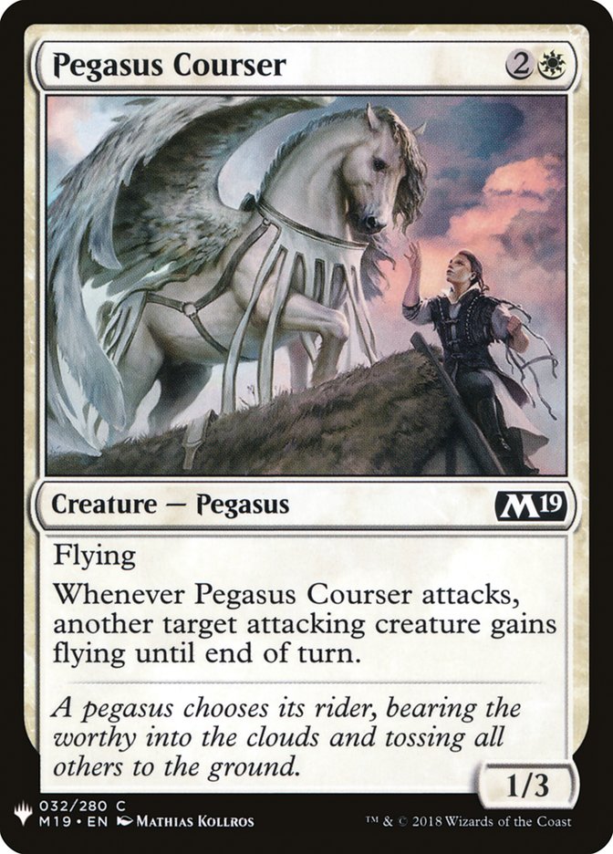Pegasus Courser [Mystery Booster] | Mindsight Gaming