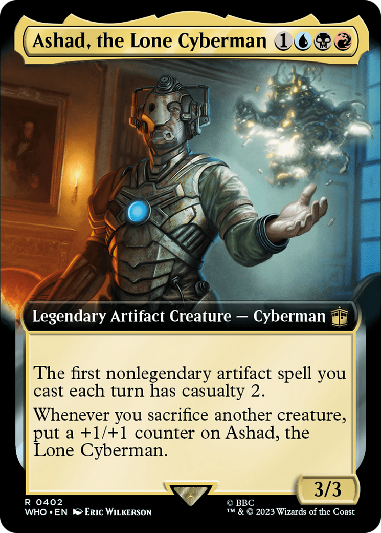 Ashad, the Lone Cyberman (Extended Art) [Doctor Who] | Mindsight Gaming