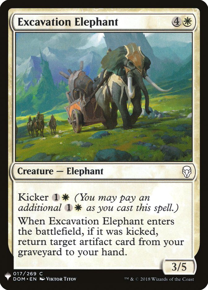 Excavation Elephant [Mystery Booster] | Mindsight Gaming