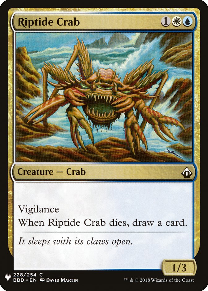 Riptide Crab [Mystery Booster] | Mindsight Gaming