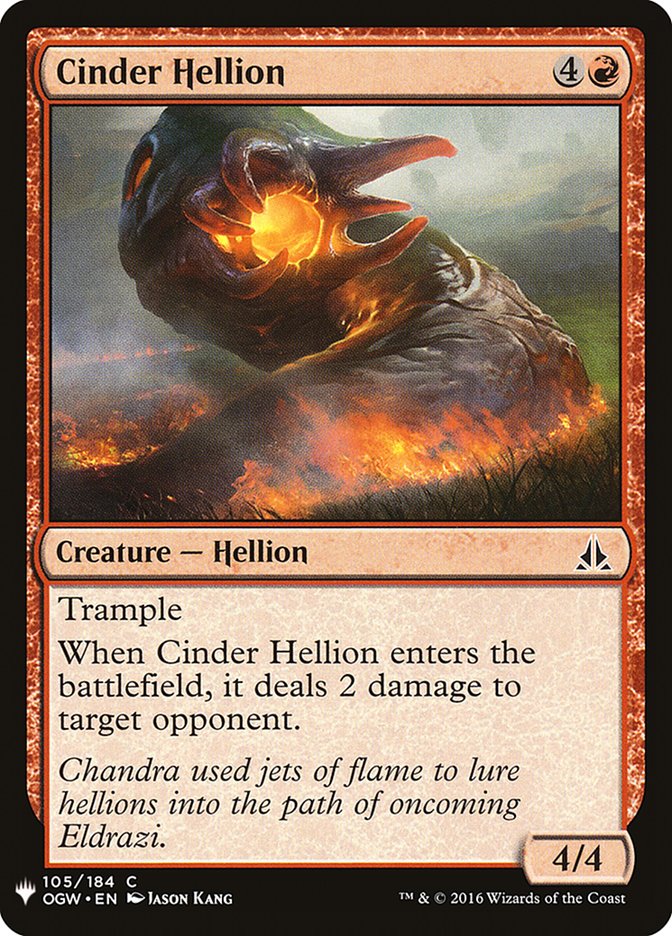 Cinder Hellion [Mystery Booster] | Mindsight Gaming