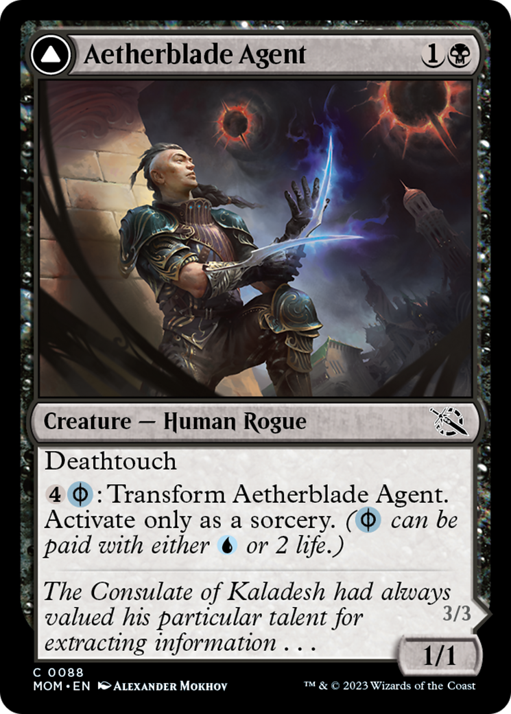 Aetherblade Agent // Gitaxian Mindstinger [March of the Machine] | Mindsight Gaming