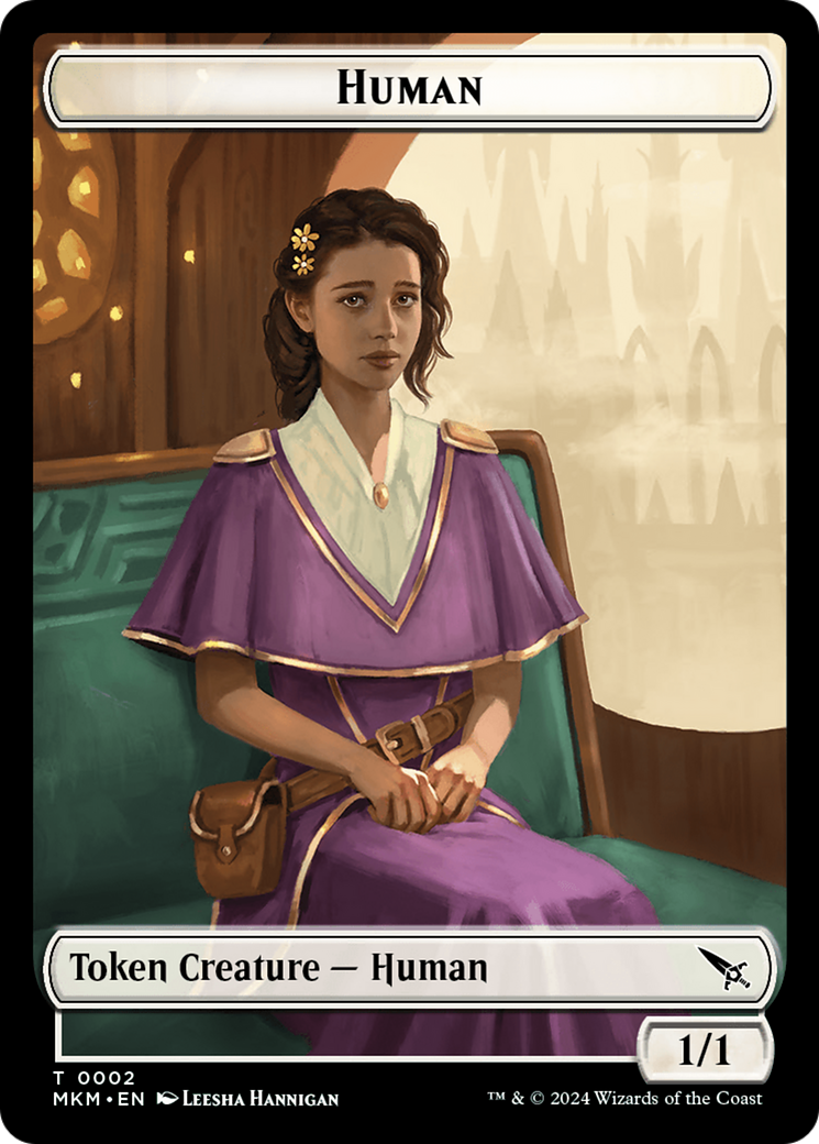 Thopter (0020) // Human Double-Sided Token [Murders at Karlov Manor Tokens] | Mindsight Gaming