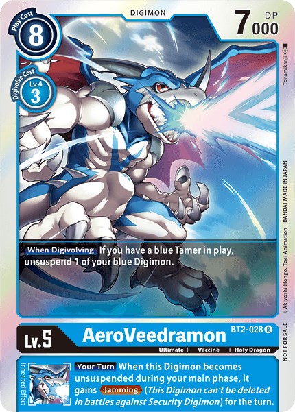 AeroVeedramon [BT2-028] (Battle of Omni Pre-Release) [Release Special Booster Promos] | Mindsight Gaming