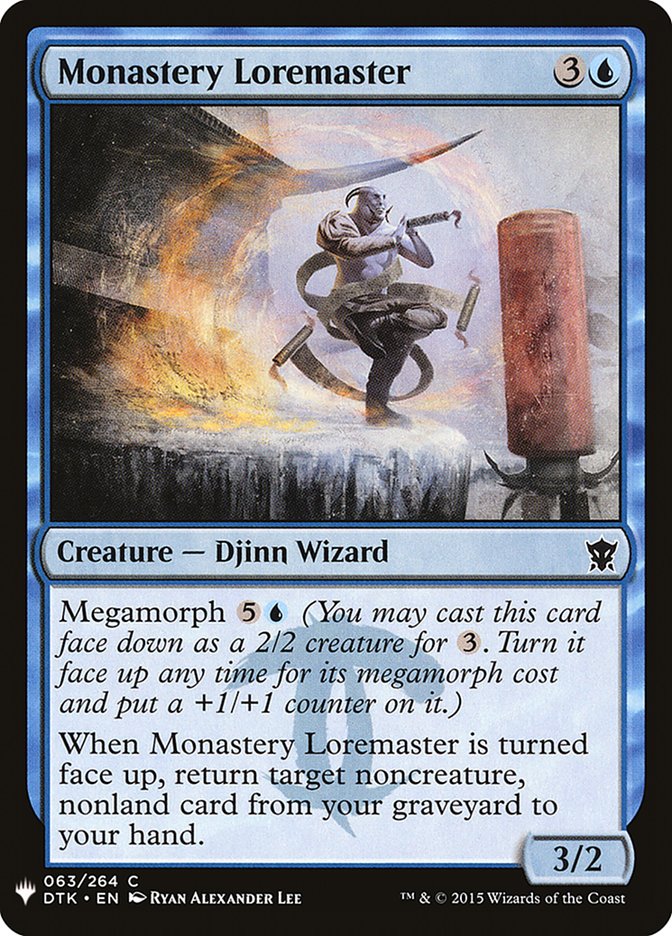Monastery Loremaster [Mystery Booster] | Mindsight Gaming