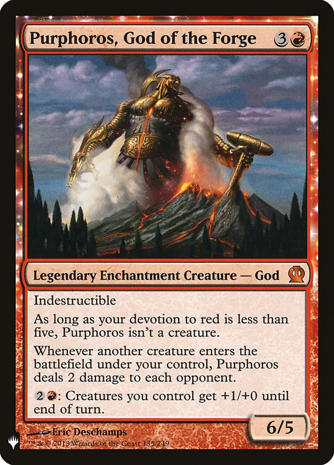 Purphoros, God of the Forge [Mystery Booster] | Mindsight Gaming