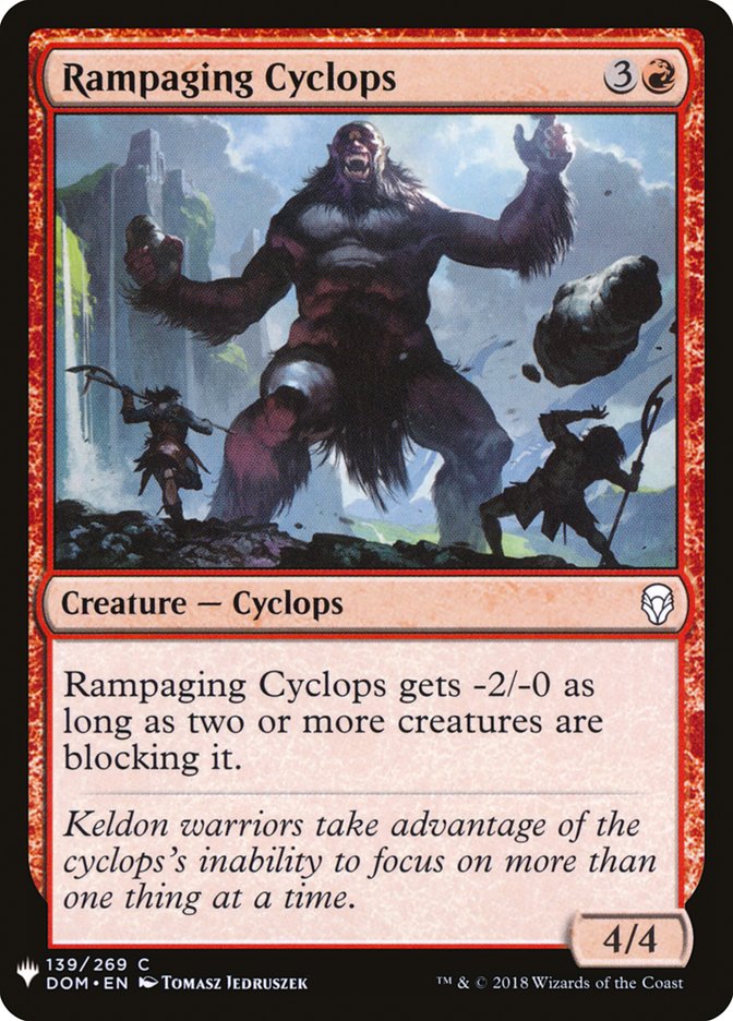 Rampaging Cyclops [Mystery Booster] | Mindsight Gaming