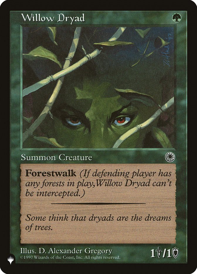 Willow Dryad [The List] | Mindsight Gaming