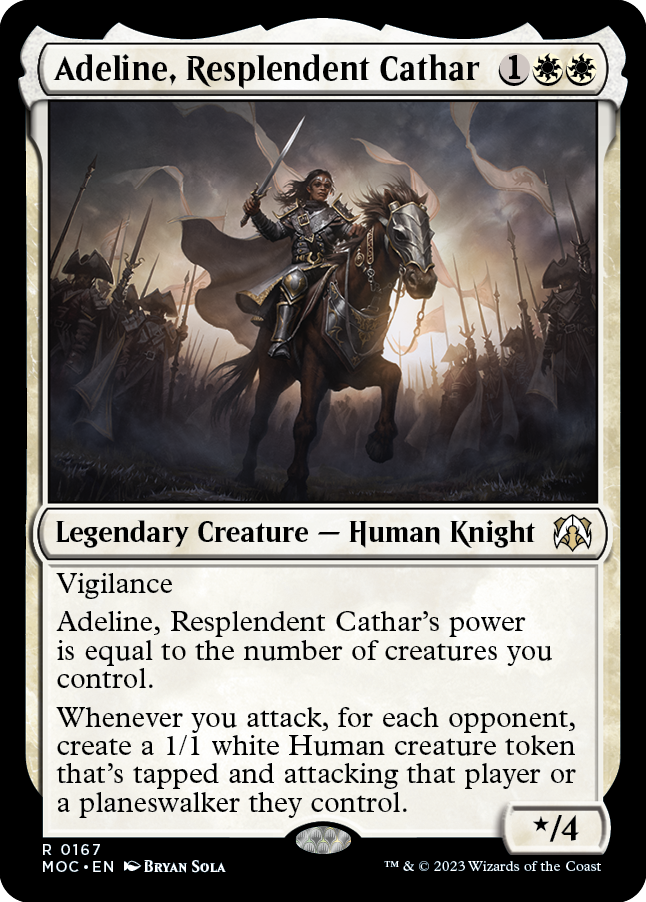 Adeline, Resplendent Cathar [March of the Machine Commander] | Mindsight Gaming