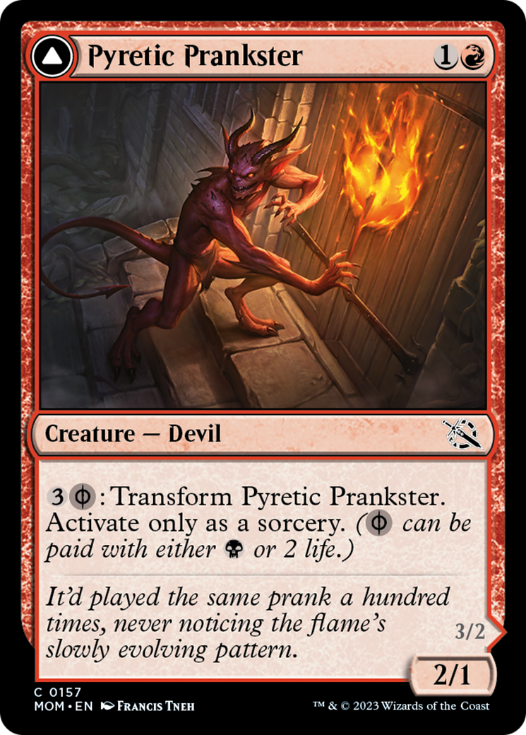 Pyretic Prankster // Glistening Goremonger [March of the Machine] | Mindsight Gaming