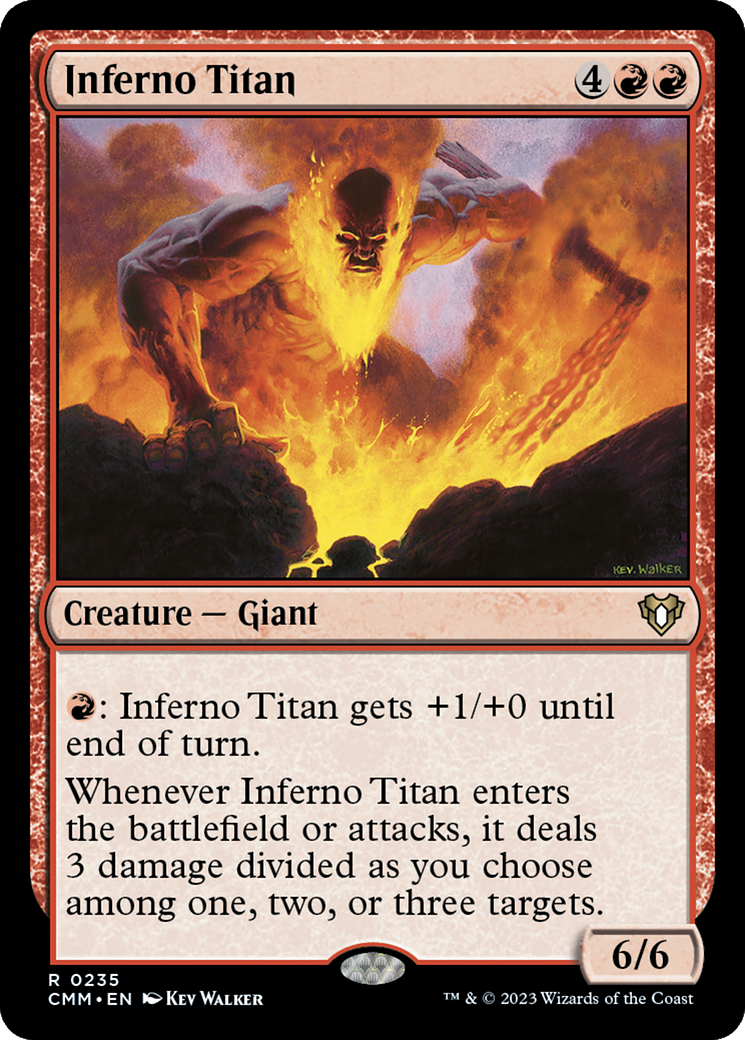 Inferno Titan [Commander Masters] | Mindsight Gaming