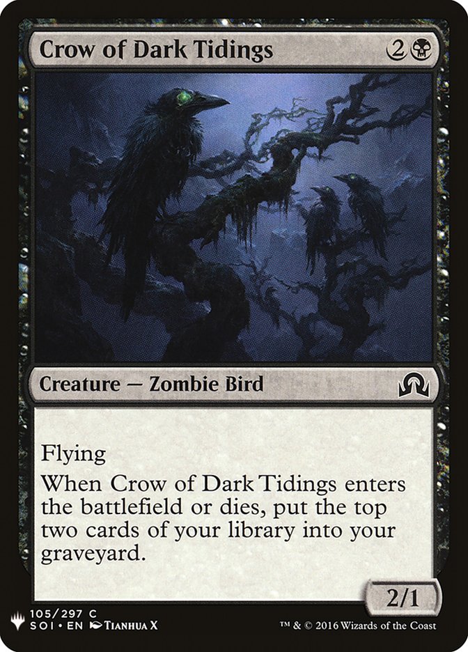 Crow of Dark Tidings [Mystery Booster] | Mindsight Gaming