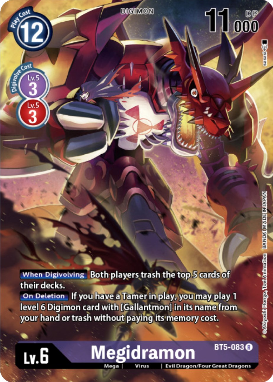 Megidramon [BT5-083] (Digimon Card Game Deck Box Set) [Battle of Omni Promos] | Mindsight Gaming