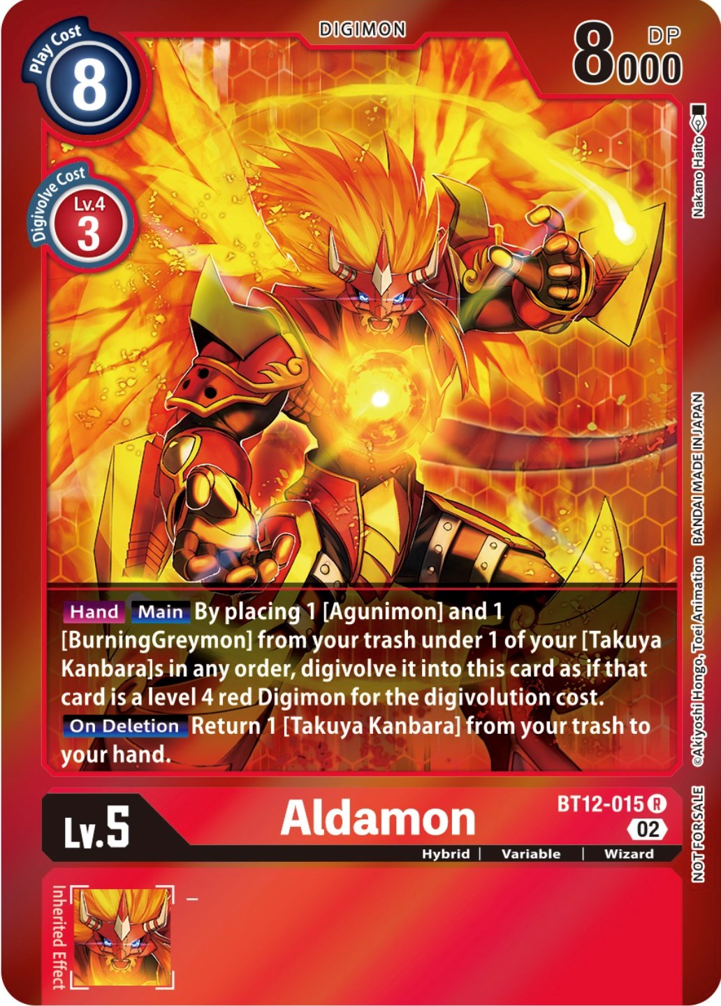 Aldamon [BT12-015] (Tamer Party -Special-) [Across Time Promos] | Mindsight Gaming