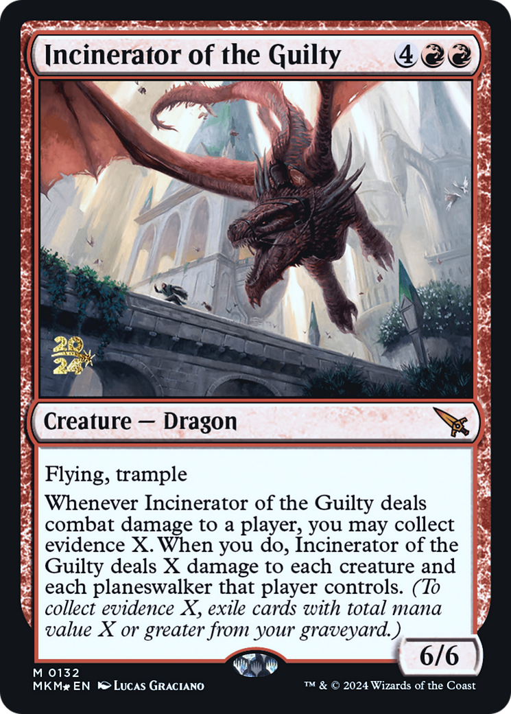 Incinerator of the Guilty [Murders at Karlov Manor Prerelease Promos] | Mindsight Gaming