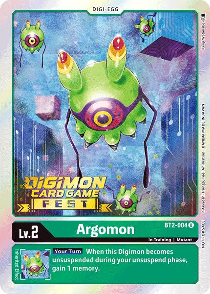 Argomon [BT2-004] (Digimon Card Game Fest 2022) [Release Special Booster Promos] | Mindsight Gaming