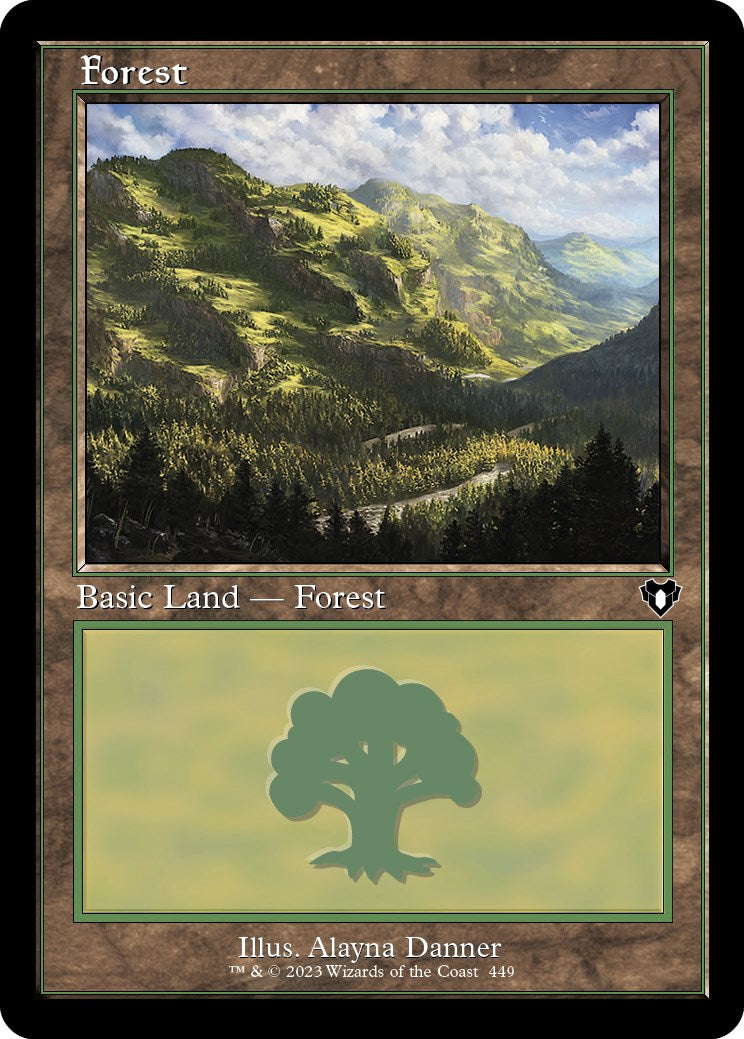 Forest (449) (Retro) [Commander Masters] | Mindsight Gaming
