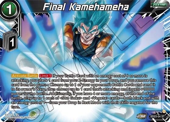 Final Kamehameha (SD23-04) [Critical Blow] | Mindsight Gaming