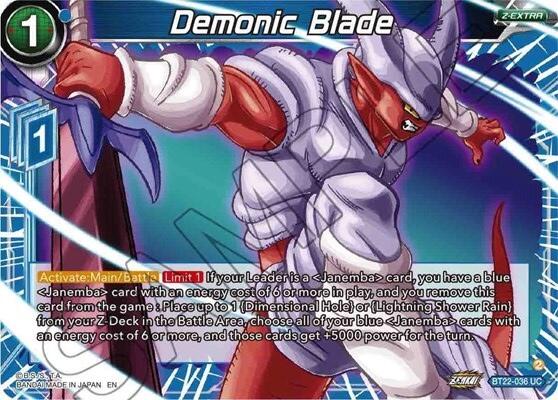 Demonic Blade (BT22-036) [Critical Blow] | Mindsight Gaming