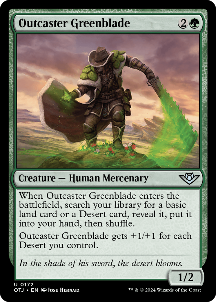 Outcaster Greenblade [Outlaws of Thunder Junction] | Mindsight Gaming