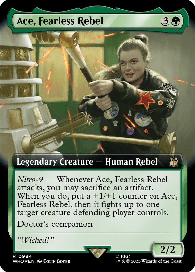 Ace, Fearless Rebel (Extended Art) (Surge Foil) [Doctor Who] | Mindsight Gaming