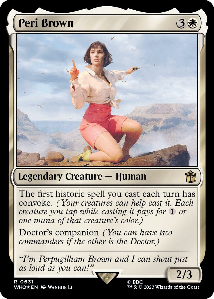Peri Brown (Surge Foil) [Doctor Who] | Mindsight Gaming