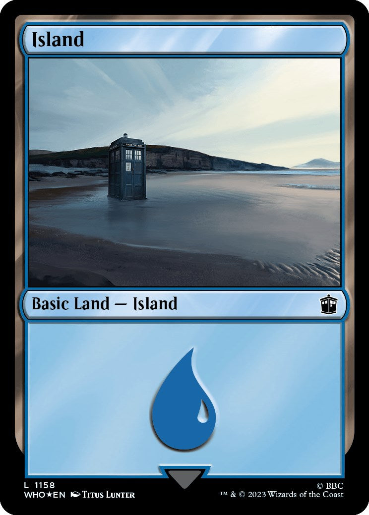 Island (1158) (Surge Foil) [Doctor Who] | Mindsight Gaming