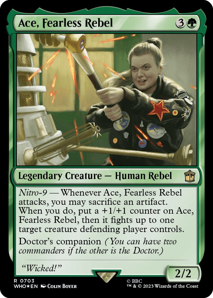 Ace, Fearless Rebel (Surge Foil) [Doctor Who] | Mindsight Gaming