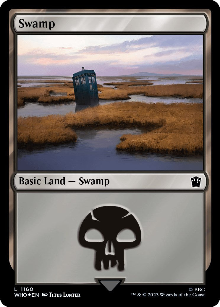 Swamp (1160) (Surge Foil) [Doctor Who] | Mindsight Gaming