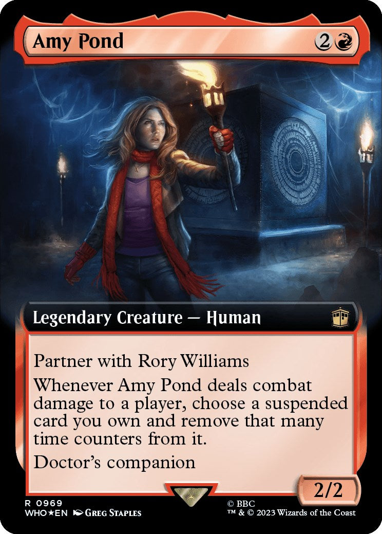 Amy Pond (Extended Art) (Surge Foil) [Doctor Who] | Mindsight Gaming