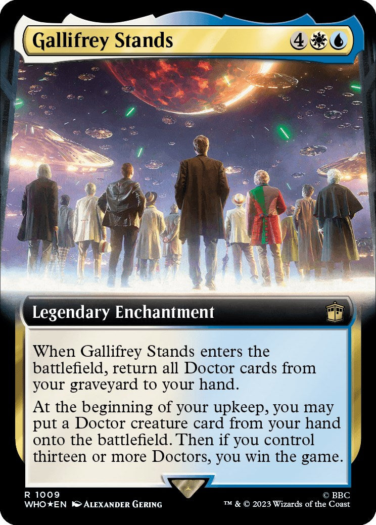 Gallifrey Stands (Extended Art) (Surge Foil) [Doctor Who] | Mindsight Gaming