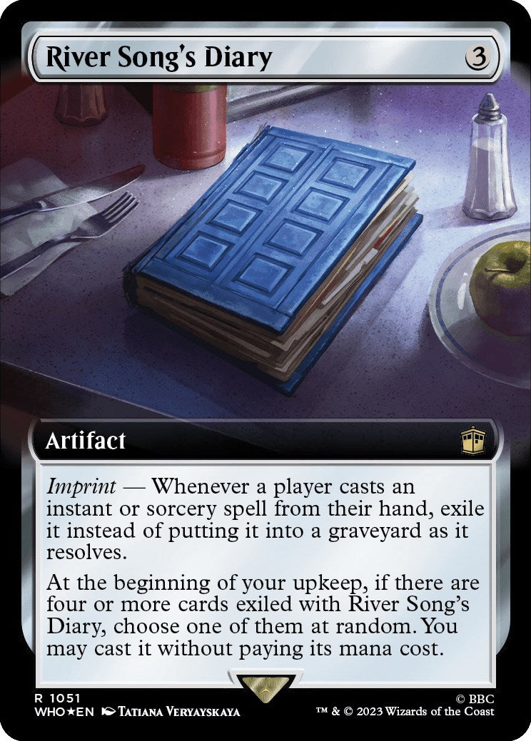 River Song's Diary (Extended Art) (Surge Foil) [Doctor Who] | Mindsight Gaming