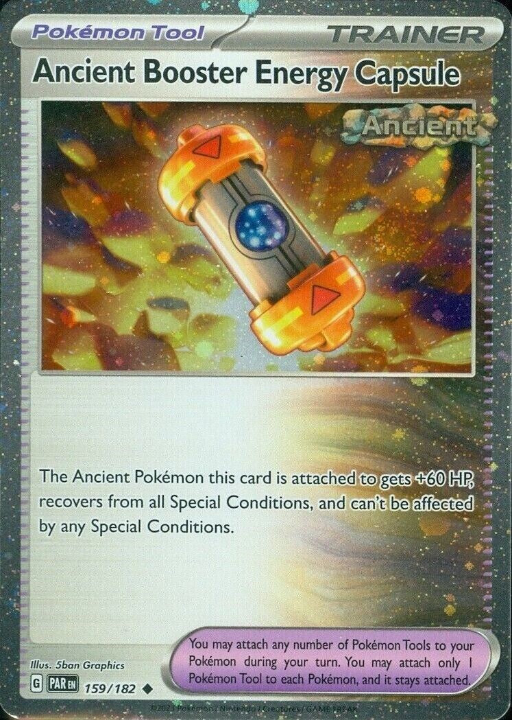Ancient Booster Energy Capsule (159/182) (Cosmos Holo) [Scarlet & Violet: Paradox Rift] | Mindsight Gaming