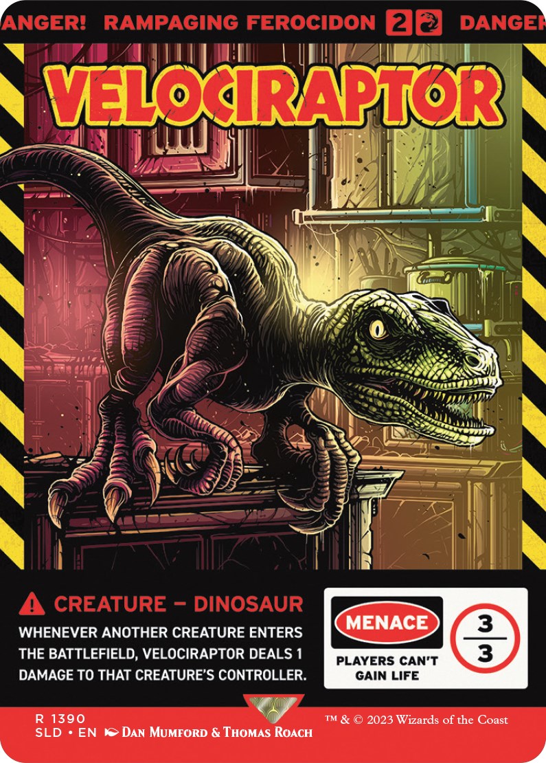 Velociraptor - Rampaging Ferocidon [Secret Lair Drop Series] | Mindsight Gaming