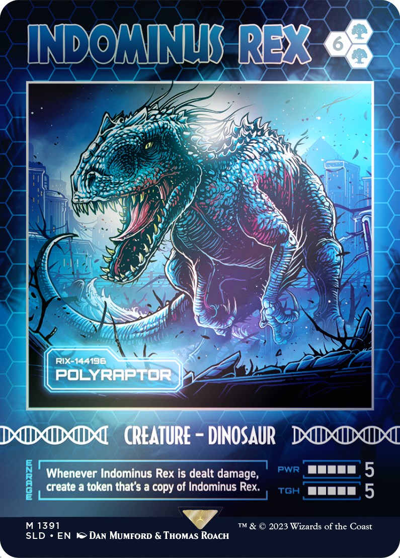 Indominus Rex - Polyraptor (Rainbow Foil) [Secret Lair Drop Series] | Mindsight Gaming
