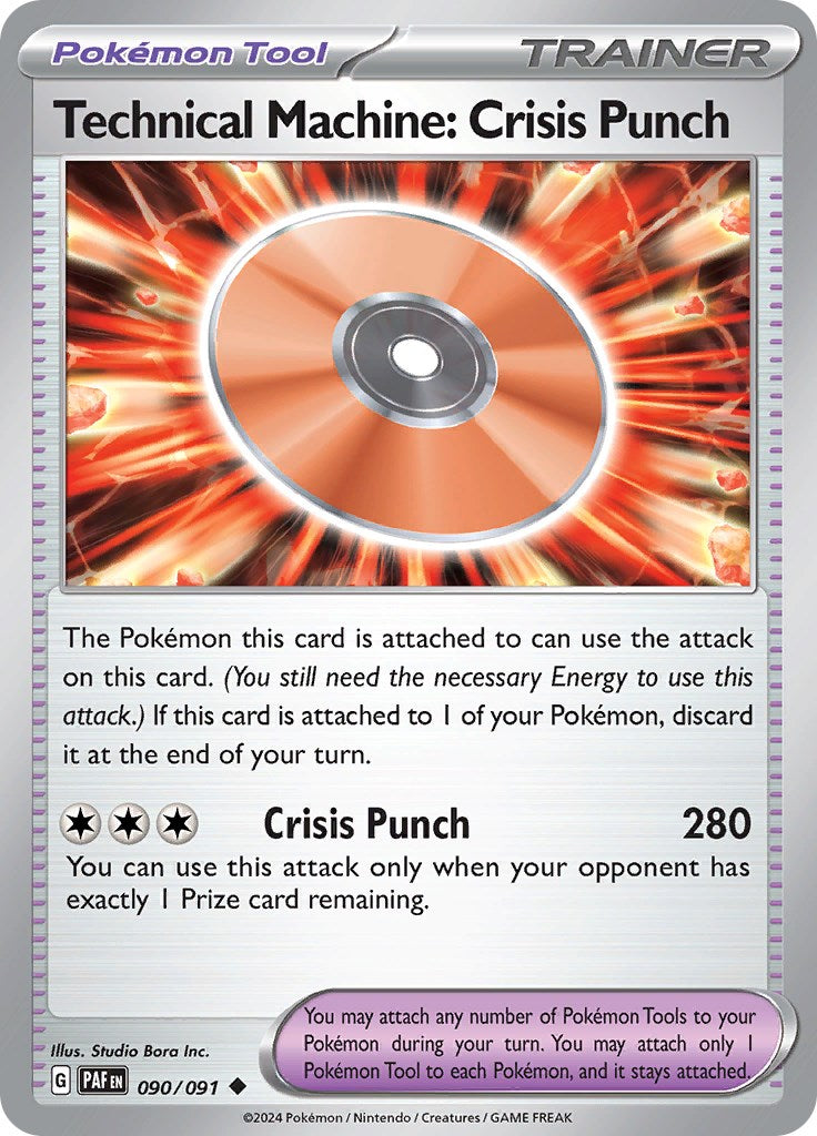 Technical Machine: Crisis Punch (090/091) [Scarlet & Violet: Paldean Fates] | Mindsight Gaming