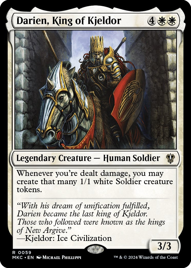 Darien, King of Kjeldor [Murders at Karlov Manor Commander] | Mindsight Gaming