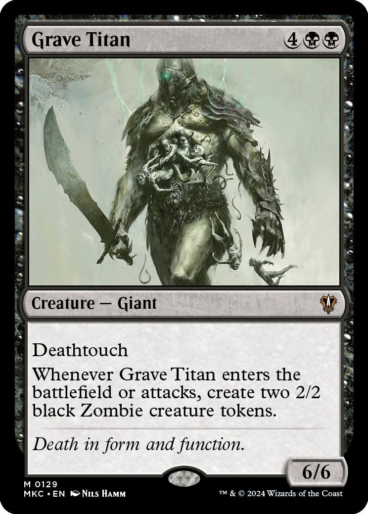 Grave Titan [Murders at Karlov Manor Commander] | Mindsight Gaming