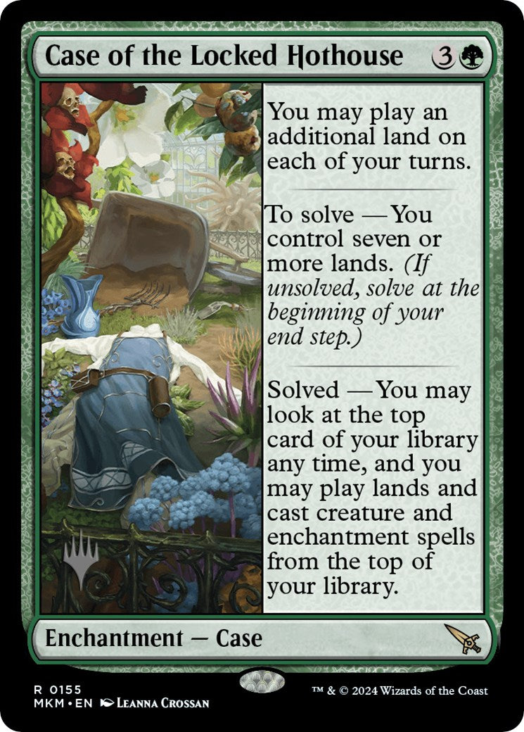 Case of the Locked Hothouse (Promo Pack) [Murders at Karlov Manor Promos] | Mindsight Gaming