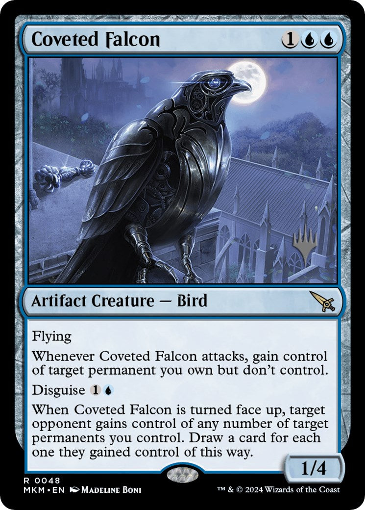 Coveted Falcon (Promo Pack) [Murders at Karlov Manor Promos] | Mindsight Gaming